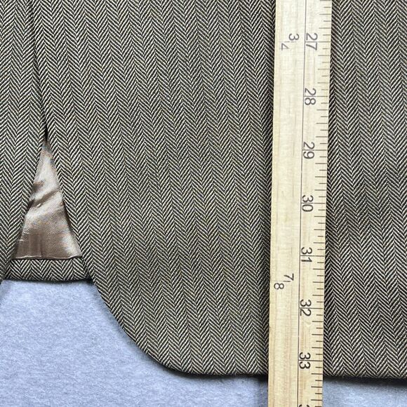Ralph Lauren Blazer Mens Size 44R Brown Wool Two Button Sport Coat Blazer - Picture 10 of 15